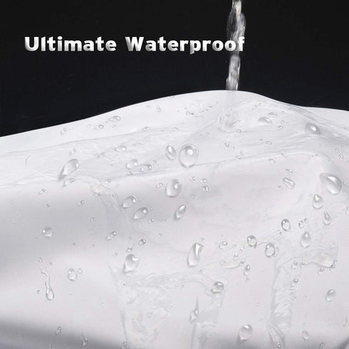 Titanker Fabric Shower Curtain Liner Washable, 72 x 65 Inches, White Shower Liner Fabric with 2 Magnets, Bathroom Polyester Shower Liner Waterproo...