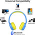 Contixo KB-5 Kids Headphones - Over The Ear Foldable Bluetooth Wireless Headphone for Kids - 85dB with Volume Limited - Toddler Headphones for Boy...