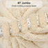 Chenille Chunky Yarn Super Bulky Soft Thick Fluffy Jumbo Giant Washable Polyester Big Yarn DIY for Arm Knit Blanket Cushion Bed Sofa Home Decor,Be...