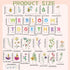 60 Pcs Wildflower Bulletin Board Kit Flower Classroom Bulletin Board with Borders Spring Bulletin Board with Butterfly Daisy Flowers Cutouts for C...