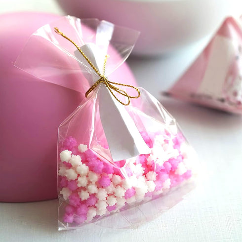 Augshy Cake Pop Bags,300 Pcs 4x6" Treat Cello Bags for lollipop with 300 Twist Ties, 1.4 mils Thickness OPP Plastic Bags for Lollipop Candy Chocol...