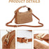 Straw Woven Crossbody Bag Purse for Women,Small Raffia Tote Tote Handbags Clutch for Summer Beach Vacation 2024...