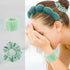 7Pcs Spa Headband and Wristband Set, Face Wash Headband Makeup Skincare Headband Wrist Bands Thick Puffy Sponge Bubble Headband Wrist Scrunchies C...