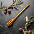 Olive Wood Honey Dipper/Honey Spoon/Honey Server/Honey Stick – 7.1 Inch Handmade Thin Wooden Drizzler...
