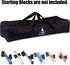 31.5in Sports Oxford Cloth Bag Fits Starting Blocks with an Overall Length of Less Than 30 Inches - Extra Large Travel Duffel Tote Gym Bag with 2-...