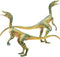 Gemini&Genius 2Pcs Compsognathus Dinosaur Toy Figurines with Moveable Jaw, Realistic Dinos Toys, Small Dinosaur Action Figure Toys, Great Gifts fo...