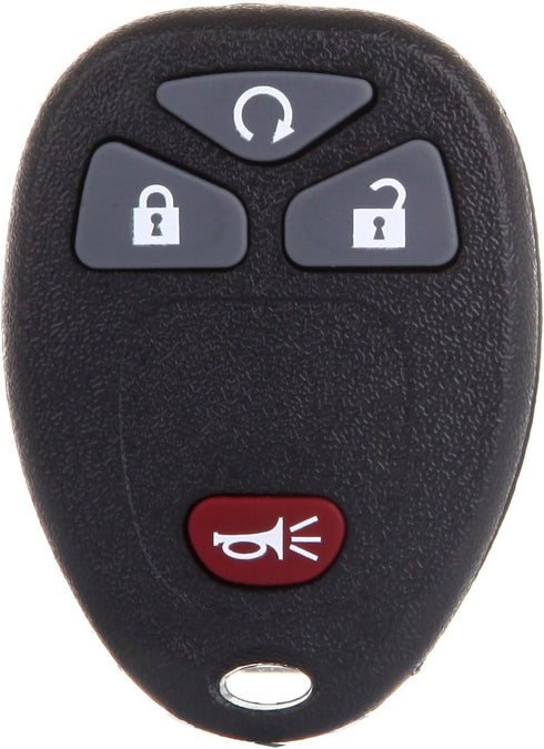 cciyu keyless Entry Remote Replacement 2008-2016 Fit for Buick Enclave 3.6L 2009-2013 Fit for Cadillac Escalade 6.0L 4 Buttons 2AOKM-GV1,OUC60221,...