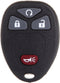 cciyu keyless Entry Remote Replacement 2008-2016 Fit for Buick Enclave 3.6L 2009-2013 Fit for Cadillac Escalade 6.0L 4 Buttons 2AOKM-GV1,OUC60221,...