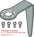 Rafter Hook 889661M for Metabo HPT Tool Hanger Compatible with Hitachi, Lightweight Aluminum, Widely Fit with Adjustable Distance from Screw Hole ...