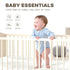 Pro Goleem 2 Pack Satin Soft Crib Sheet Great for Baby with Sensitive Hair Silky Baby Sheet White and Gray Unisex 52’’x28’’x8’’ Fitted Sheets...