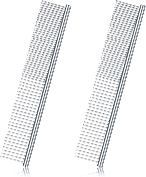 2 Pieces Macrame Comb Macrame Brush Macrame Fringe Comb Dog Stainless Steel Metal Combs Macrame Tassel Brush Supplies For Macrame Fringe Cord Pet ...