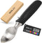 BALCI Ice Cream Scoop - Heavy Duty Stainless Steel Icecream Scooper With Non-Slip Rubber Grip - Professional Metal Ice-Cream Spade - Dishwasher Sa...