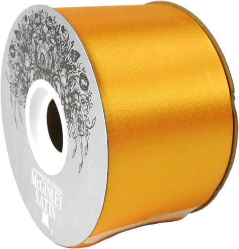 McGinley Mills 2.5" W Acetate Satin Ribbon, Orange, 50 Yard Spool...
