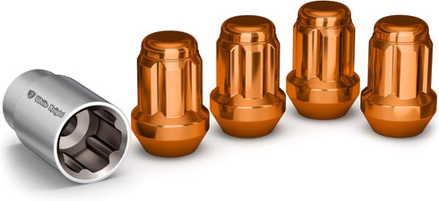 White Knight 40700SOGT Orange Wheel Lock, 4 Pack...
