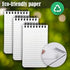 6 Pack Waterproof Notebook,3" x 5" Top-Spiral Pocket Notepad,All-Weather Pocket Notepad for Office Outdoor Recording,Little Mini Memo Steno Note P...