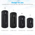 Powerextra 4x Zipper Lens Case Lens Pouch Bag with Thick Protective Neoprene for DSLR Camera Lens Fit for CA Nikon Sony Olympus Panasonic Includes...