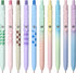 Gel Pens,10 Pcs Medium Point Smooth Writing Pens Cute Pens for Women, High-End Series 0.7mm Black Ink Pens for Journaling Note Taking, School Offi...