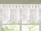 Sweet Home Collection Old World Style Floral Heavy Lace Kitchen Curtain Valance, Hopewell White...