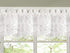 Sweet Home Collection Old World Style Floral Heavy Lace Kitchen Curtain Valance, Hopewell White...