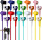 10 Pack Multi Color Kid's Wired Microphone Earbud Headphones, Individually Bagged, Disposable Earbuds with Mic Ideal for Students in Classroom Lib...