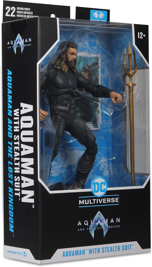 McFarlane Toys - DC Multiverse Aquaman with Stealth Suit (Aquaman and The Lost Kingdom) 7" Action Figure...