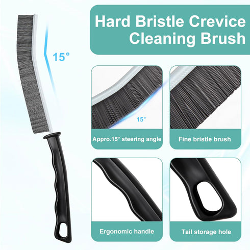 Crevice Cleaning Brush?Hard-Bristled Crevice Cleaning Brush?2024 New Multifunctional Gap Cleaning Brush Tool?Dead Corners Brushes for Bathroom Kit...