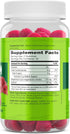 NATURELO Magnesium Citrate Gummies - for Calm & Relaxation Support, Natural Berry Magnesium Gummies, 60 Vegetarian Gummies...