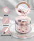 MURRI&MURRDI Retainer Case, Denture Bath Box with Strainer Basket, Mouth Guard Case, Braces Cleaner Cup, Cute Denture Holder Retainer Storage Soak...