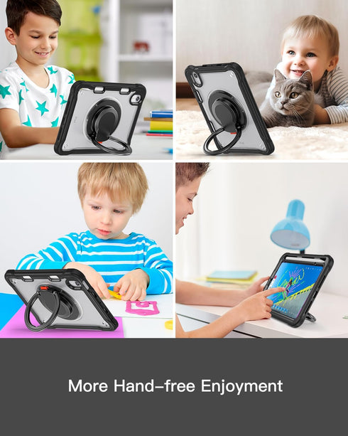 BRAECN iPad Mini 6 Case,Cover for Kids 8.3 inch 2021 iPad Mini 6th Gen, Shockproof Dropproof Rugged Protective Case with Pen Holder Carrying Shoul...