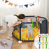 Baby Pull up Rings, Pull Up Rings for Playpen, Baby Crib Pull Rings, Baby Cot Hanging Rings, Infant Baby Toddler Walking Assistant Pull up Ring 6P...