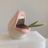lemonadeus Multi-role Ceramic Sexy Lips Planter Stylish Lip Pot/Gadget Storage Mouth Planter Unique Ash Tray Ceramic Container (Pink)...
