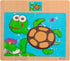 Wooden Jigsaw Puzzles Set for Kids 2-5 Years 12 Piece Colorful Wooden Educational Sea Animals Puzzles (4 Puzzles)...