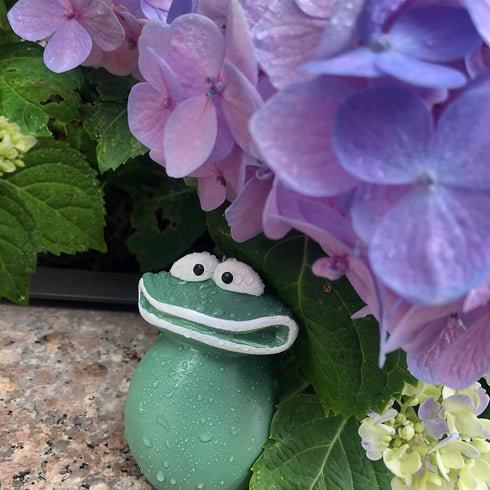 Frog Statues for Garden Big Mouth Frog Statues Waterproof Handmade,Outdoor Frog Decoration Garden Frog Statues Suitable for Decorating Courtyards,...