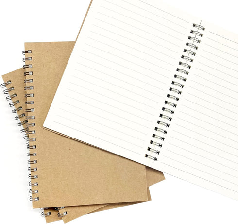 2 Pack College Ruled Notebook, Soft Yellow Cover Spiral Notebook, Memo Notepad Sketchbook, Students Office Business Diary Spiral Book Journal,100 ...