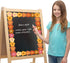 99ft Groovy Retro Hippie Flower Bulletin Board Borders Boho Orange Pink Flower Die-Cut Bulletin Board Flower Shape Rolled Trim for School Wall Cla...
