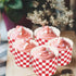 100Pcs Red Plaid Paper Baking Cups White Red Checkered Cupcake Wrappers Scalloped Edge Cupcake Muffin Cases for Party Supplies...
