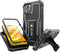 FITO Case for iPhone 12 & iPhone 12 Pro, Dual Layer Shockproof Heavy Duty Case with Screen Protector, Built-in Kickstand (Black, 6.1 inch)...