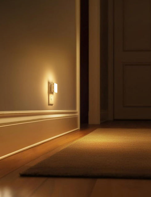 L LOHAS LED Night Lights Plug into Wall 2-Pack, 0.3W Plug in Night Light, Dusk to Dawn, 3000K Soft White, Bright Nightlight Auto-On/Off, for Adult...