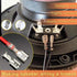 6.3mm Quick Female Spade Wire 18 Awg Splice Connectors Speaker Single Head Crimp Terminal Insulation Sleeve with Red and Black Wires Assortment Ki...
