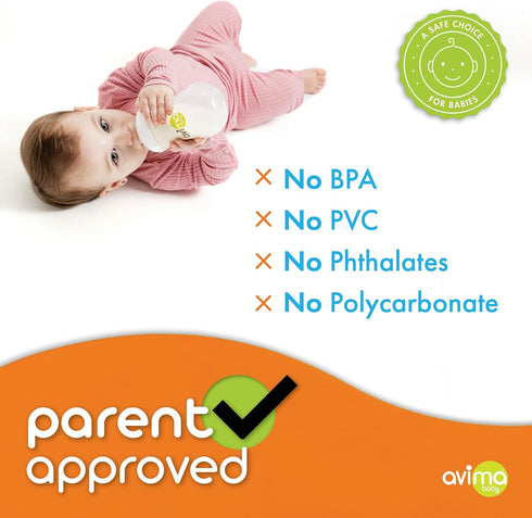 Avima Baby Silicone Sippy Cup Nipple Spouts (Set of 2)...