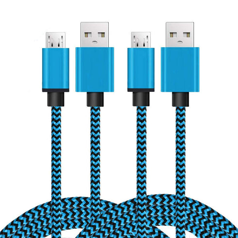 Micro USB Android Phone Charger Cable, 2pack 6ft Fast Quick Charging Cord for Moto E5 G5 G6 Play, Alcatel 1B 1C 1L 1S 1V 1X 1SE 3L 3X(2020), Kindl...