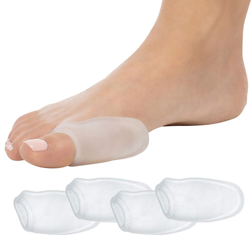 ZenToes Reusable Bunion Relief Protector Guards - Washable Gel Pads for Big Toe, Shield Feet from Friction, Pressure and Pain from Rubbing Shoes -...