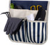 Garden Kneeler Tools Bag, Blue White Stripes, Oxford Cloth, 31x30cm...