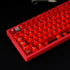114 Keys Transparent Keycaps PC Cherry Profile Red Crystal Keycap Set Fit for Cherry Mx Switches Mechanical Keyboard...