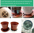6 Pack Plant Saucer Drainage Rack Stand Flower Pot Level Feet Elevator Support Holder Vase Lifter Bottom Drainer Flowerpot Risers Plants Root Rot ...
