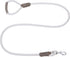Mile High Life | Premium Leather Dog Leash | Strong Rope Leash | Leather Handle | Zinc Alloy Strong Clasp | Small Medium Large Dogs | 4/5/6 Feet(S...