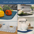 S&T INC. Dish Drying Mat, 16” x 18”, Absorbent Microfiber Kitchen Counter Mat, Dish Drying Pad for Dishes, Utensils, Pots and Pans, Large, Charcoa...