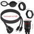 QIANRENON 2 USB C Threaded Flush Mount Waterproof Cable Dual USB C 2.0 Male to Female Car Dash Mount Extension Cable for Car Boat Truck Yacht Moto...