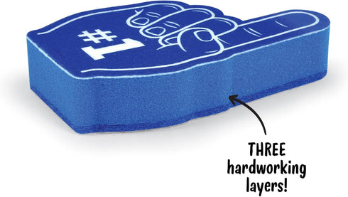 Genuine Fred, 1 Dishwasher, Foam Finger Kitchen Sponge, Blue...