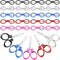 Folding Scissors Small Foldable Scissors Mini Travel Stainless Steel Portable Scissors Bulk Glasses Shaped Anti Rust Sewing Cutter Shear for Nurse...